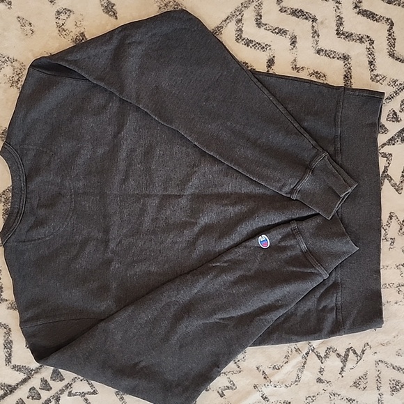 Champion Men's Gray Sweatshirt - Picture 3 of 3